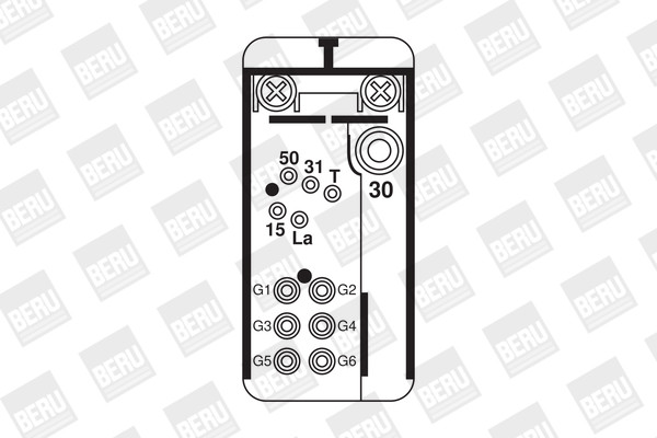 BorgWarner (BERU) Relais, Glühanlage
