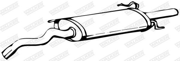 WALKER Endschalldämpfer