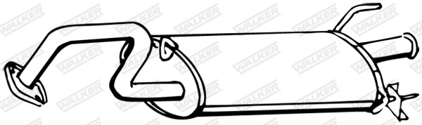 WALKER Endschalldämpfer