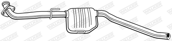 WALKER Mittelschalldämpfer