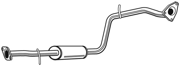 WALKER Mittelschalldämpfer