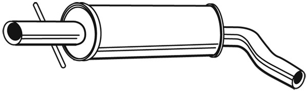 WALKER Mittelschalldämpfer