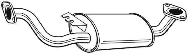 WALKER Mittelschalldämpfer
