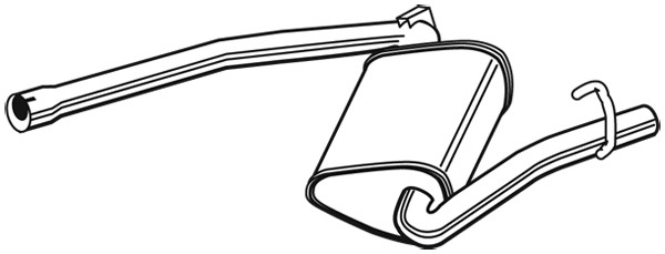 WALKER Mittelschalldämpfer