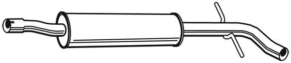 WALKER Mittelschalldämpfer