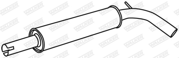 WALKER Mittelschalldämpfer