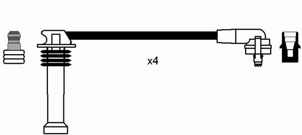NGK Zündleitungssatz