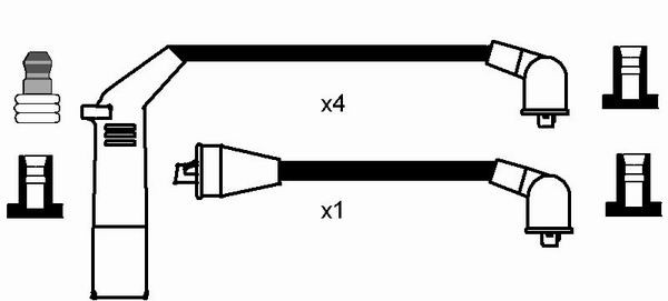 NGK Zündleitungssatz