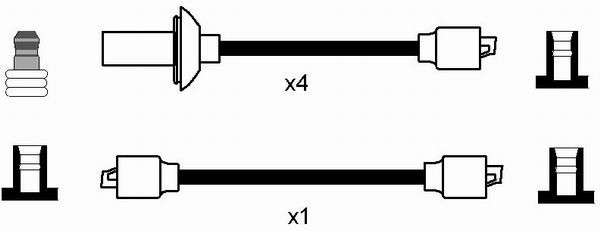 NGK Zündleitungssatz