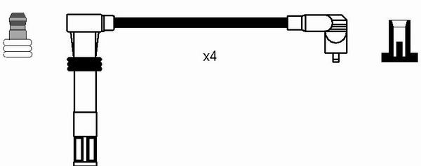 NGK Zündleitungssatz NGK Zündleitungssatz