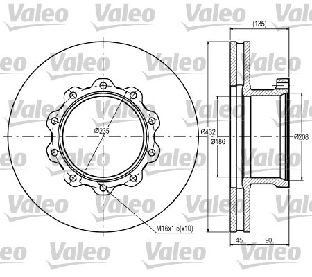 VALEO Bremsscheibe