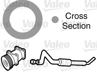 VALEO Dichtung, Kühlmittelrohrleitung