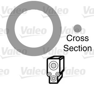 VALEO Dichtung, Kühlmittelrohrleitung