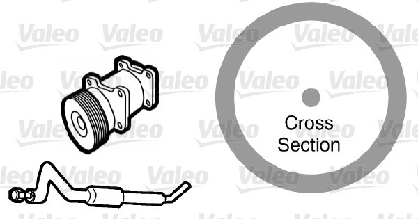 VALEO Dichtung, Kühlmittelrohrleitung