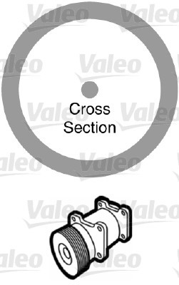 VALEO Dichtung, Kühlmittelrohrleitung VALEO Dichtung, Kühlmittelrohrleitung