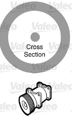 VALEO Dichtung, Kühlmittelrohrleitung