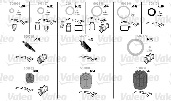 VALEO O-Ring-Reparaturset