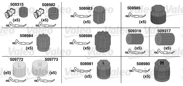 VALEO O-Ring-Reparaturset