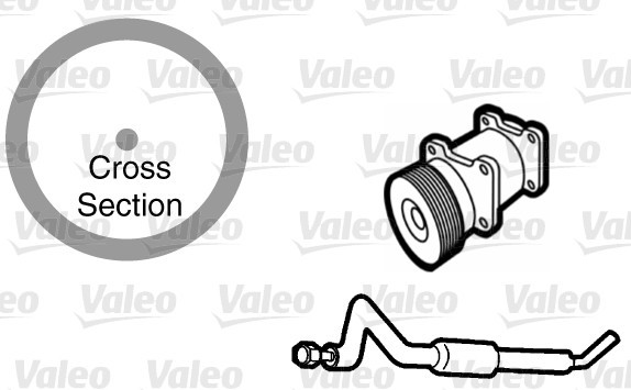 VALEO Dichtung, Kühlmittelrohrleitung