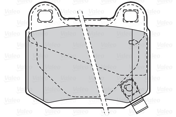 VALEO Bremsbelagsatz, Scheibenbremse