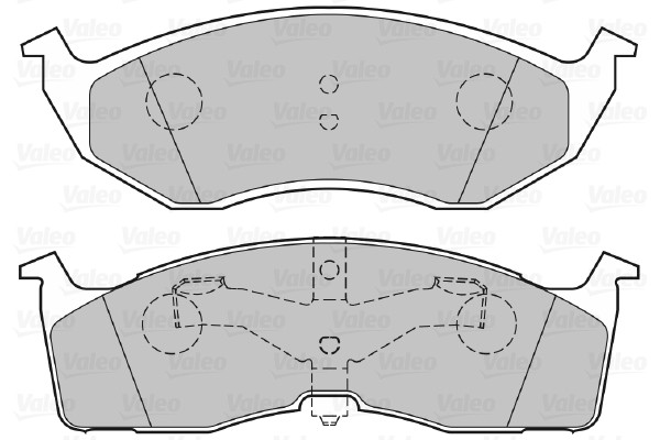VALEO Bremsbelagsatz, Scheibenbremse