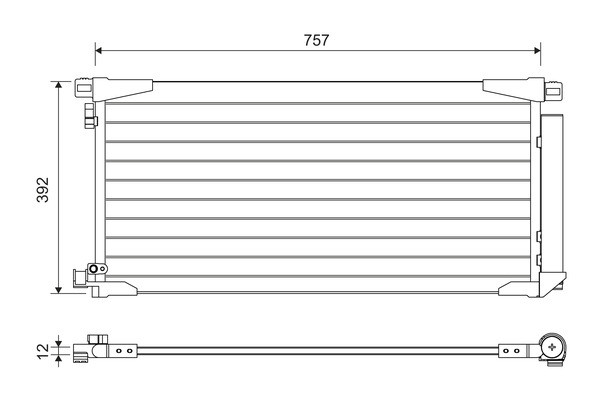 VALEO Kondensator, Klimaanlage