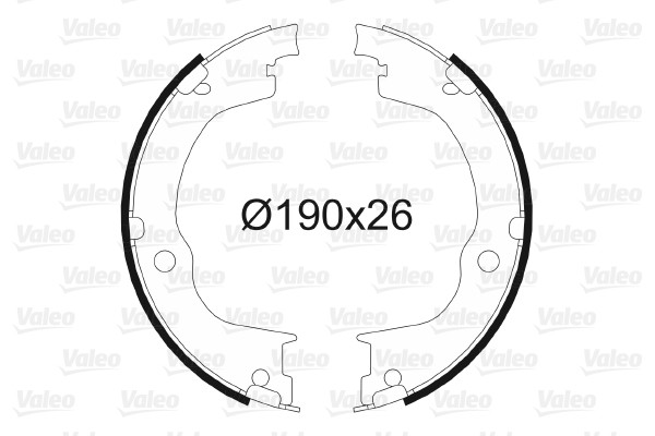 VALEO Bremsbackensatz, Feststellbremse