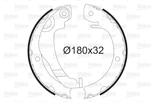 VALEO Bremsbackensatz, Feststellbremse