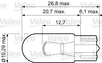 VALEO Glühlampe, Blinkleuchte