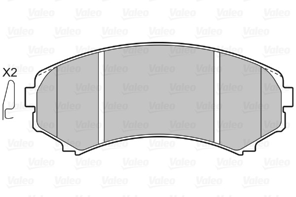 VALEO Bremsbelagsatz, Scheibenbremse