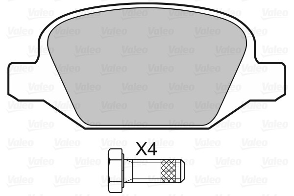 VALEO Bremsbelagsatz, Scheibenbremse