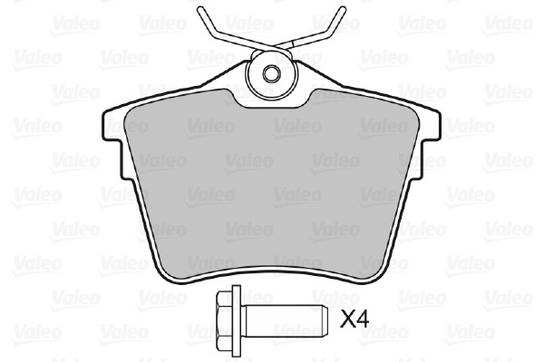 VALEO Bremsbelagsatz, Scheibenbremse