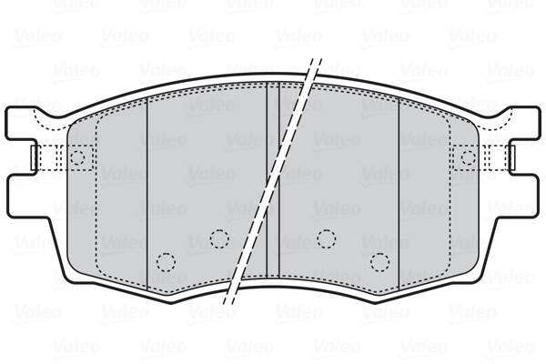 VALEO Bremsbelagsatz, Scheibenbremse