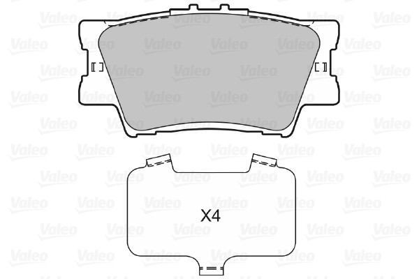 VALEO Bremsbelagsatz, Scheibenbremse