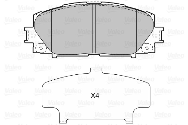 VALEO Bremsbelagsatz, Scheibenbremse