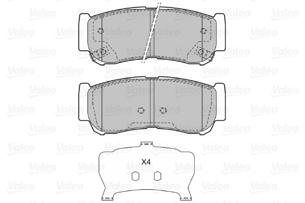 VALEO Bremsbelagsatz, Scheibenbremse