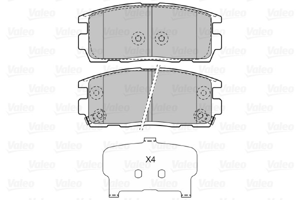 VALEO Bremsbelagsatz, Scheibenbremse