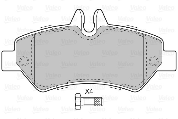 VALEO Bremsbelagsatz, Scheibenbremse