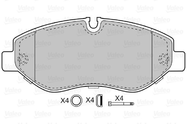 VALEO Bremsbelagsatz, Scheibenbremse