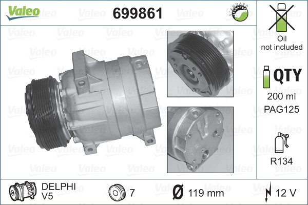 VALEO Kompressor, Klimaanlage