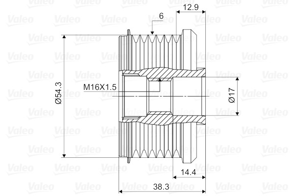 VALEO Generatorfreilauf