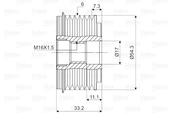 VALEO Generatorfreilauf