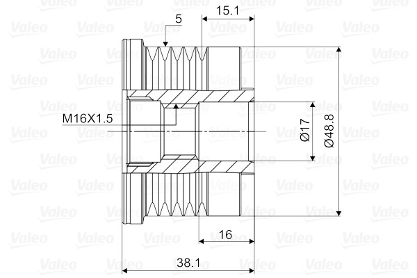 VALEO Generatorfreilauf