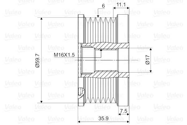 VALEO Generatorfreilauf