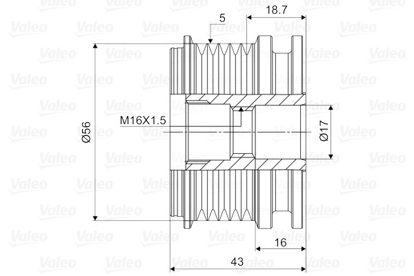 VALEO Generatorfreilauf