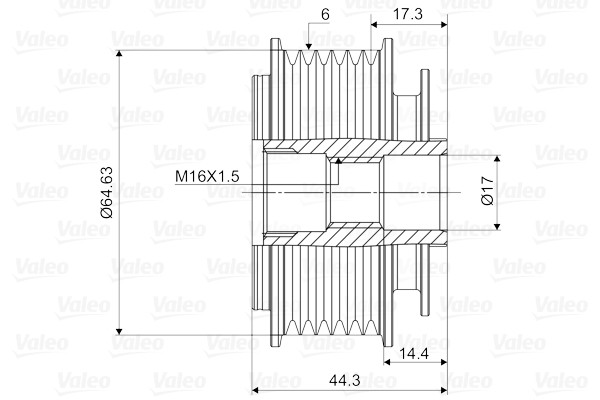 VALEO Generatorfreilauf