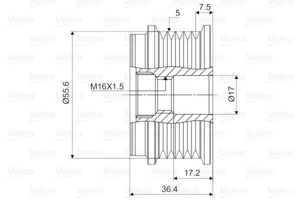 VALEO Generatorfreilauf