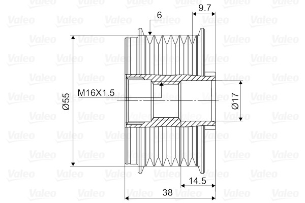 VALEO Generatorfreilauf