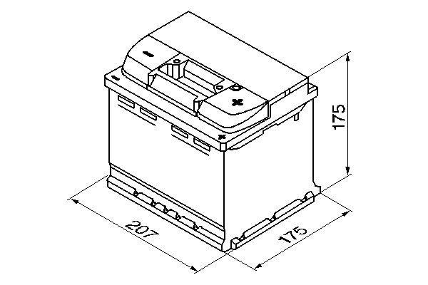 BOSCH Starterbatterie