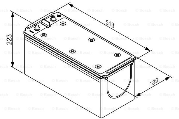 BOSCH Starterbatterie